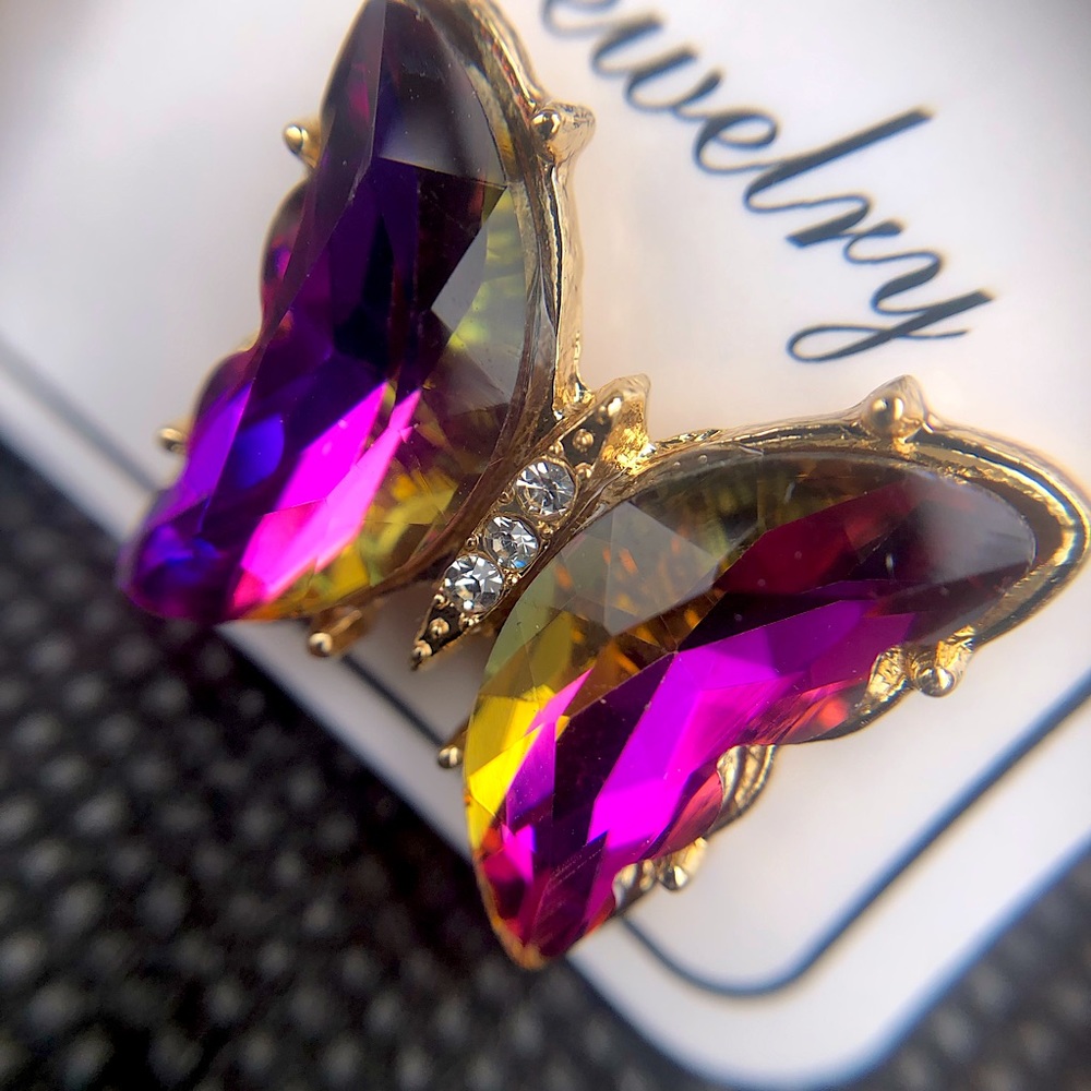 Fashion Butterfly Stud Earrings